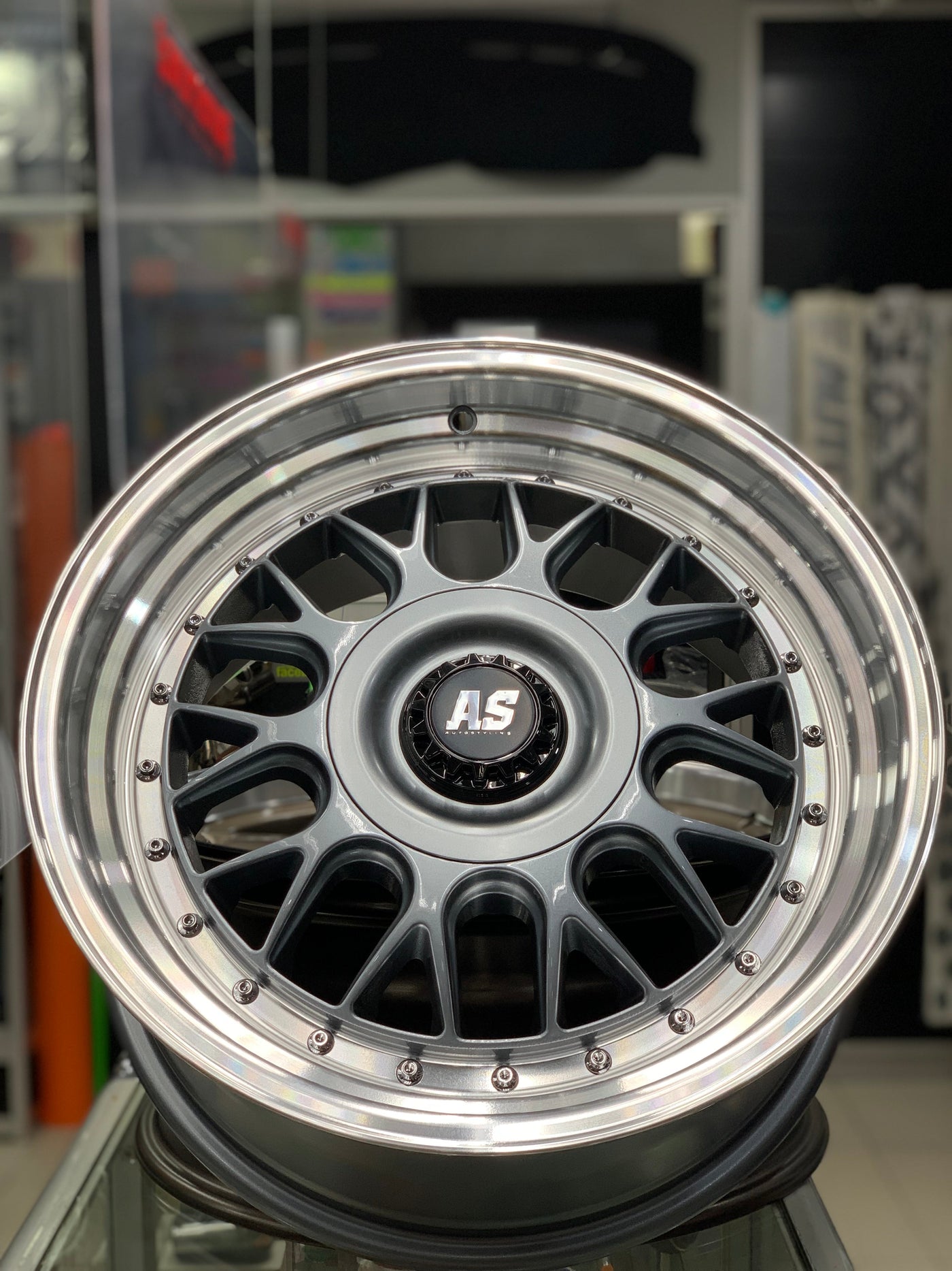 17” AS EURO 4/100 & 4/114 gunmetal