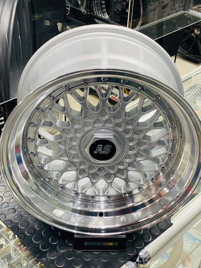 16” AS-MESH 8/9j 4/100 4/108 SILVER