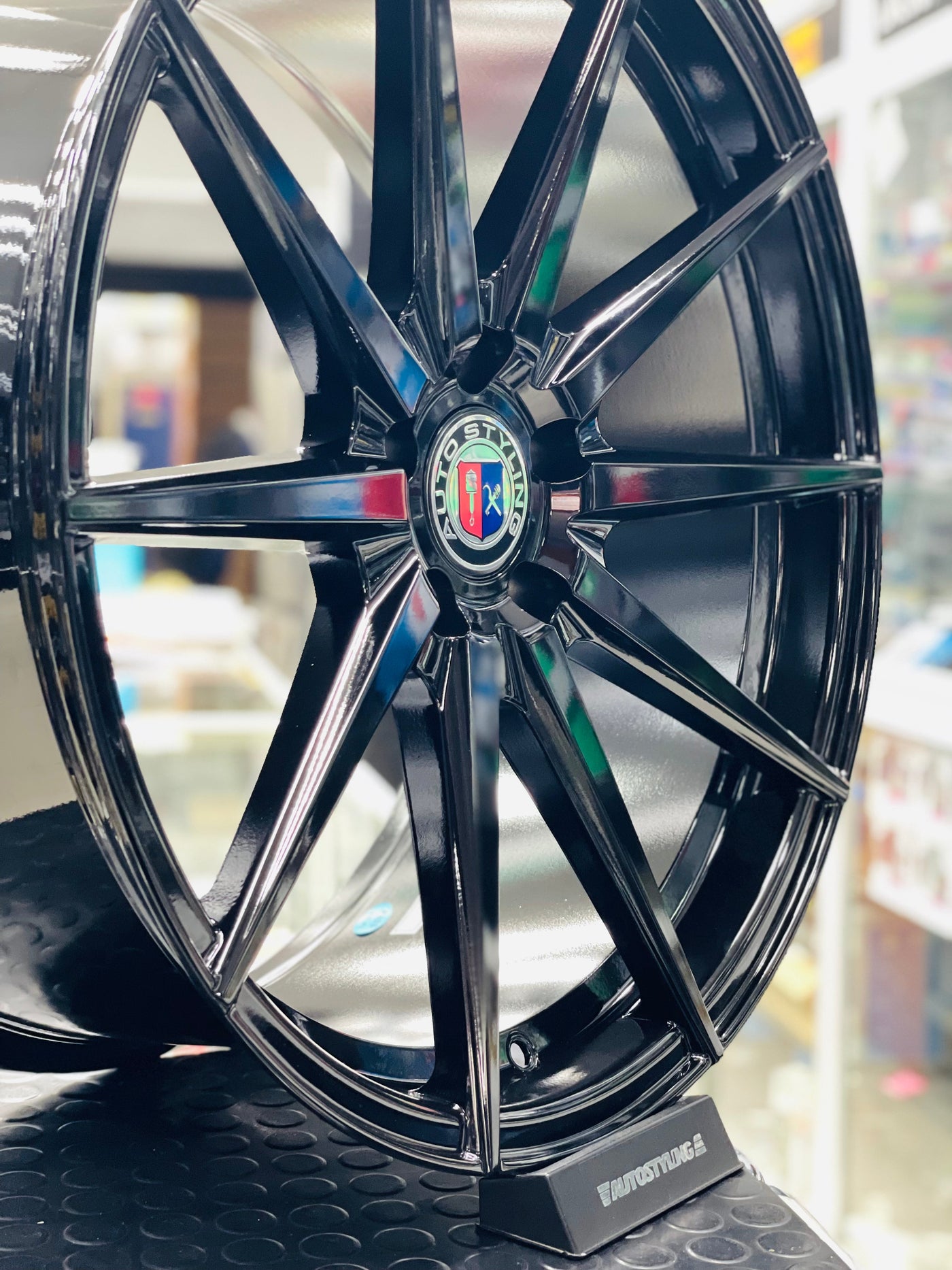 20” AS-5010 5x112 PCD GLOSS BLACK wheels
