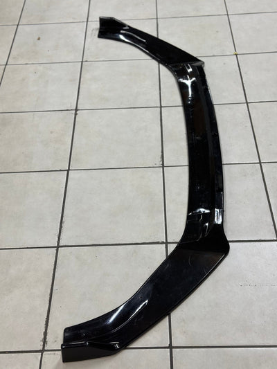 Vw MK7 plastic gloss black USED 3pce front spoiler