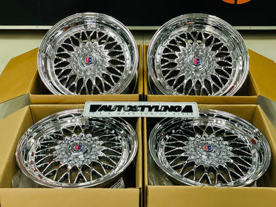 18” AS- MESH 5/100 5/120 SILVER CHROME