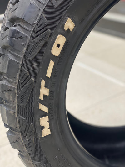 275/55/20 Accelera M/T 01 used tyre 99% life