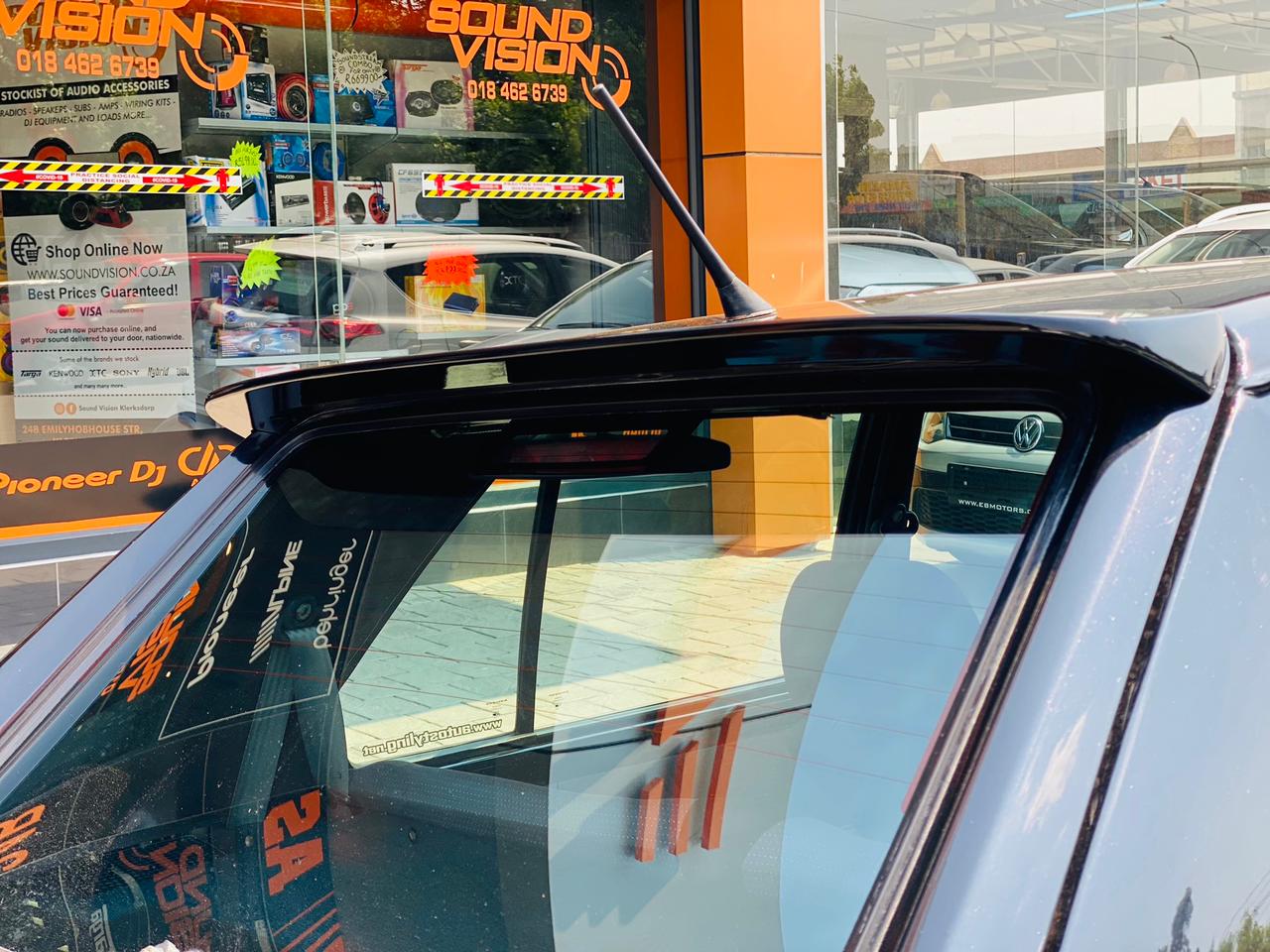 Golf 1 RLINE roof spoiler gloss black