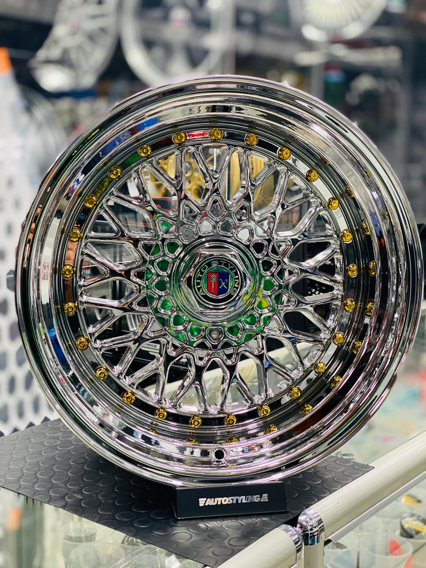 17” AS® Mesh chrome 4x100 & 5x100 8.5j