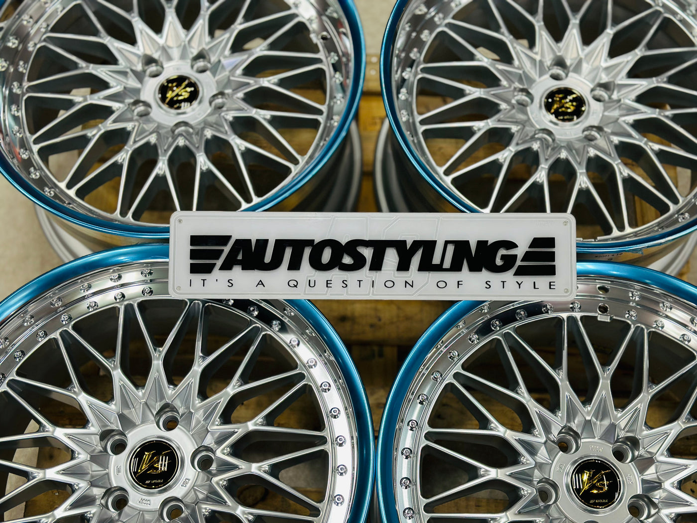 20” WORK VSXV 3pce split wheels 5/120