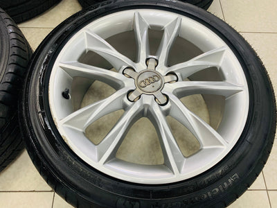 17” OEM AUDI 5/112 pre owned mags & tyres