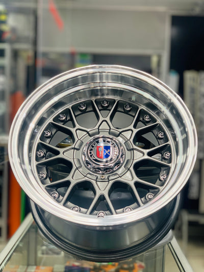 15'' AS- RC2 GUNMETAL   4/100 4/114 WHEELS