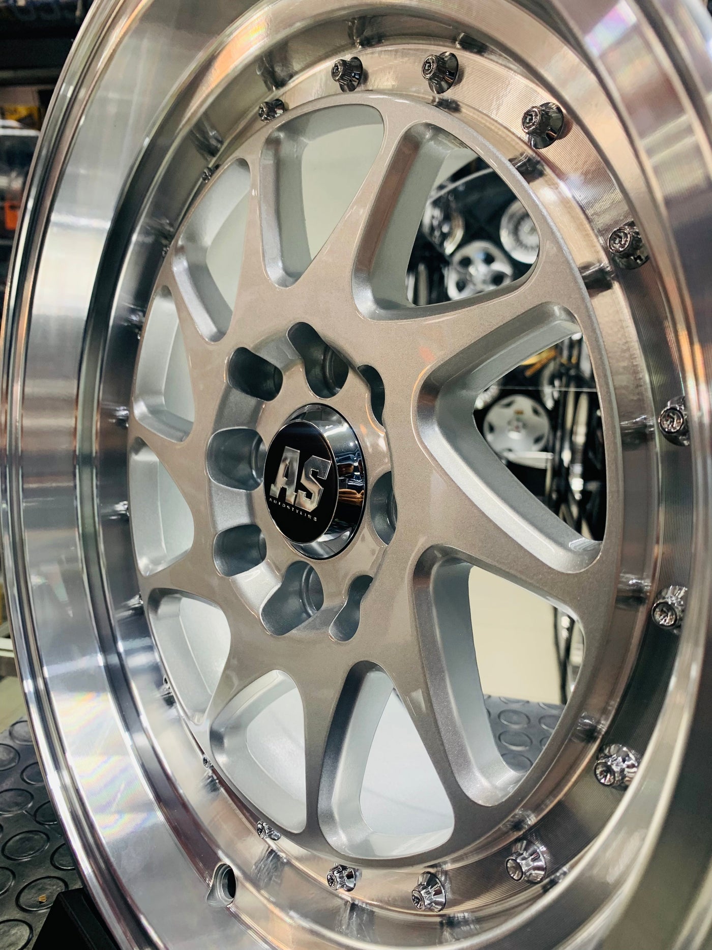15” AS-AW091 4/100 & 4/114 multi pcd silver wheels