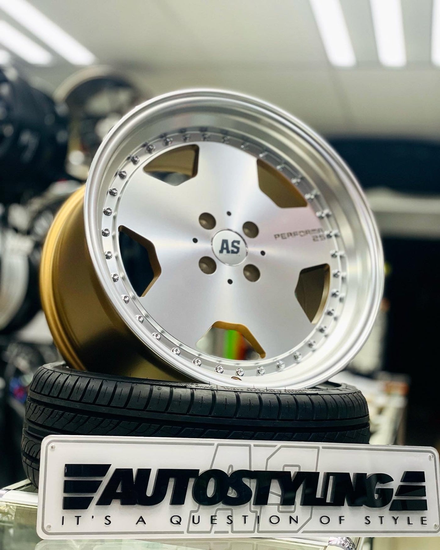 17''  AS-AMG PERFORMA M/ BLOCK 4/100 & 5/100 WHEELS