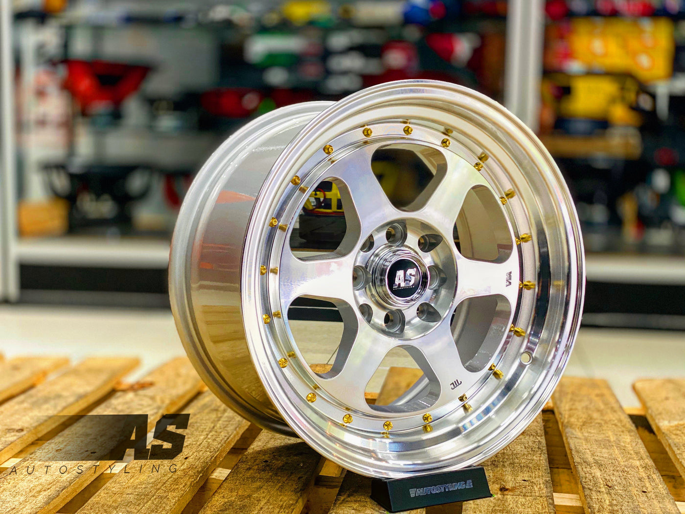 16” AS-MUGEN 4/100 4/114 SILVER