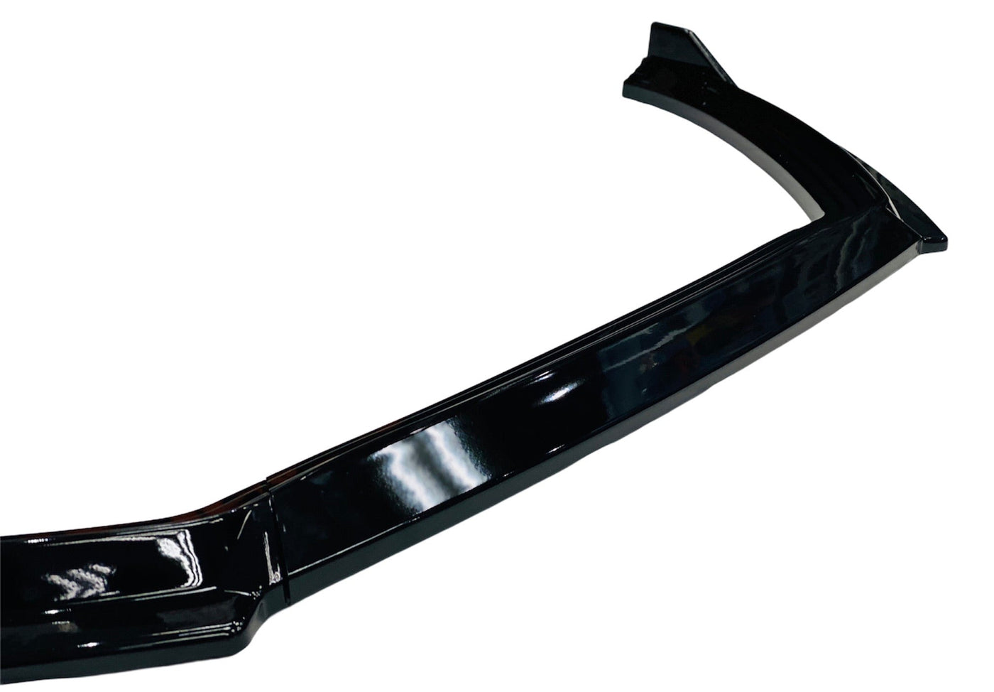 NEW IMPROVED VW POLO 6/ POLO 7 TSI VIVO 3pce NEW PLASTIC GLOSS BLACK FRONT SPOILER