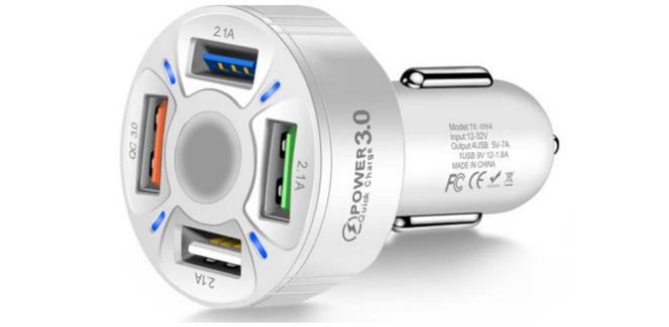 Cigar jack quick charger