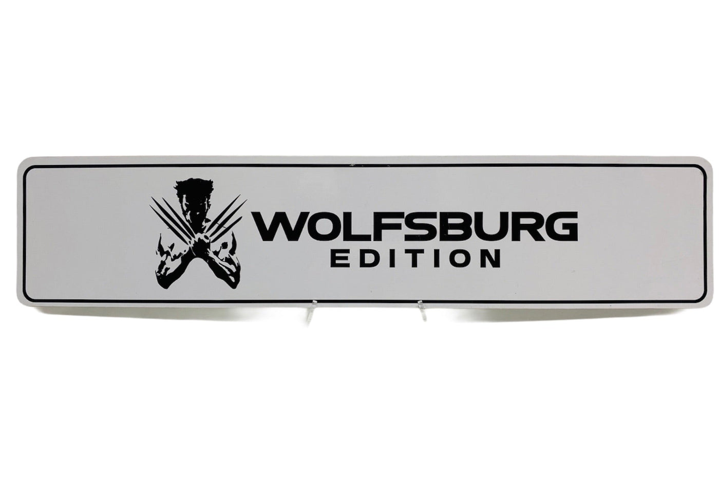 WOLFSBURG EDITION THIN SHOW PLATE