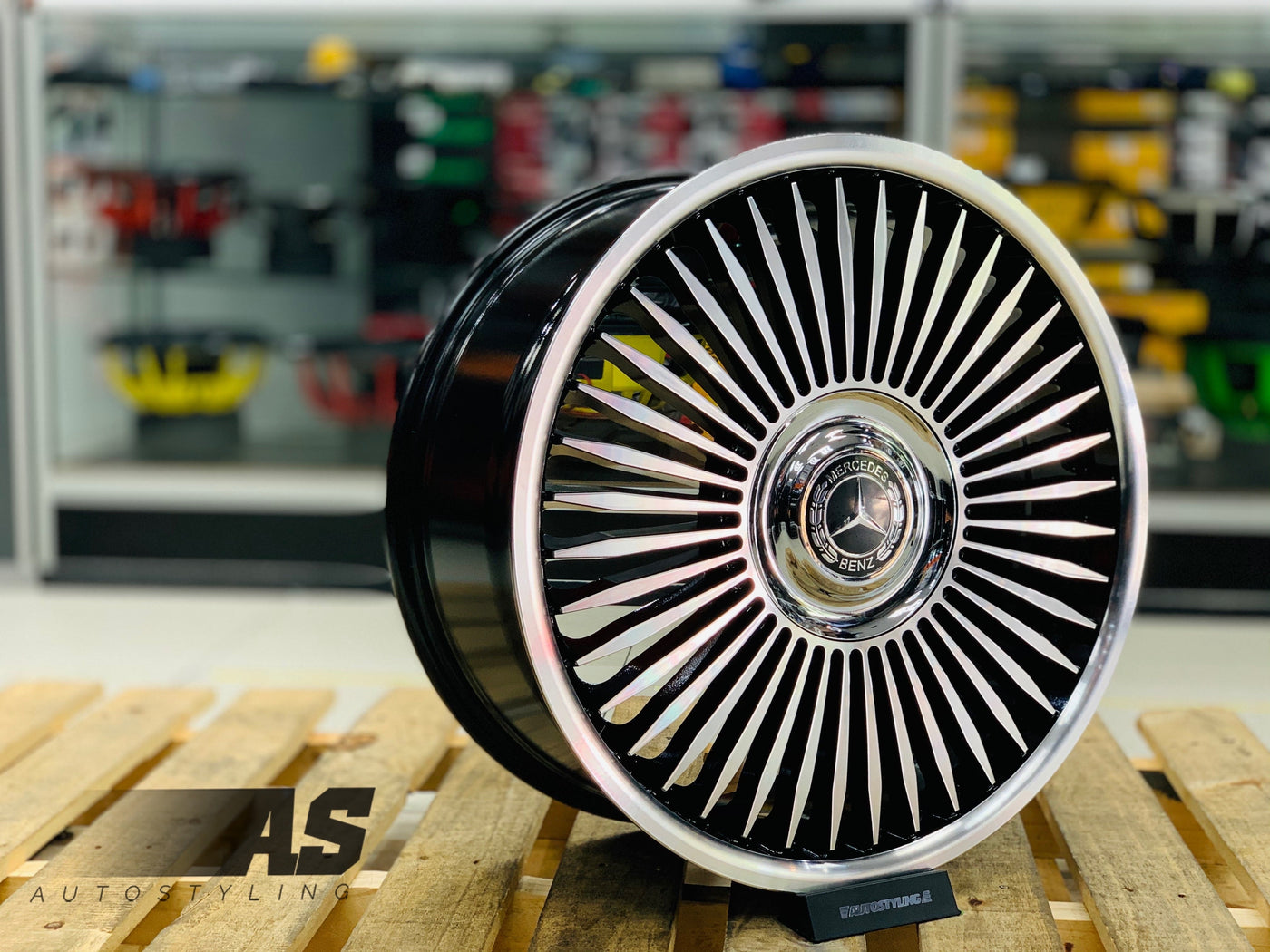 19" AS-ROLLS  5/112 BLACK MACHINE FACE