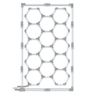 Hexagon led lights 2.4m x4.8m WHOLESALE PRICE DIRECT TO PUBLIC !