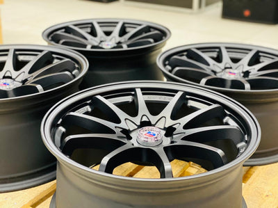 18” AS- CE28  5/114 MATT BLACK