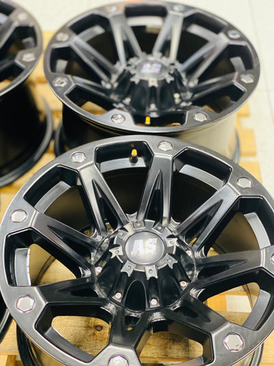 17” AS-LINE  5x127 JEEP RIMS ( USED SET)