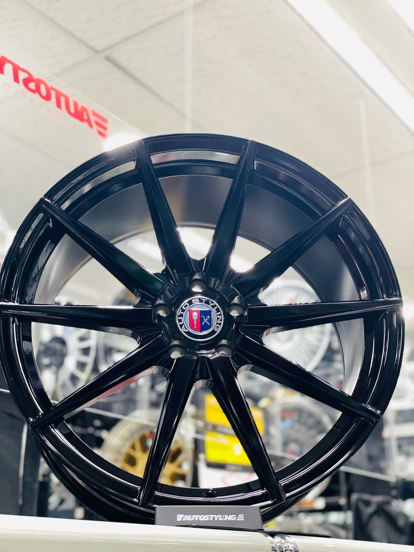 20” AS-5010 5x112 PCD GLOSS BLACK wheels