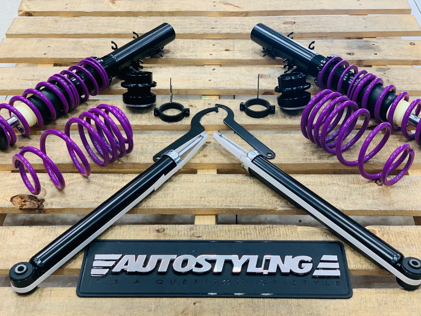 ULTRA VIOLET  COILOVERS VW POLO 6 R/TSI/VIVO PURPLE