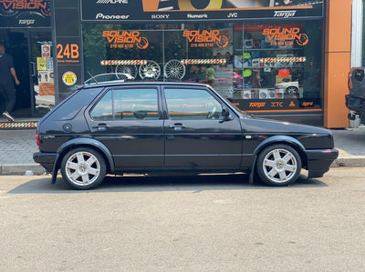 Golf 1 RLINE roof spoiler gloss black