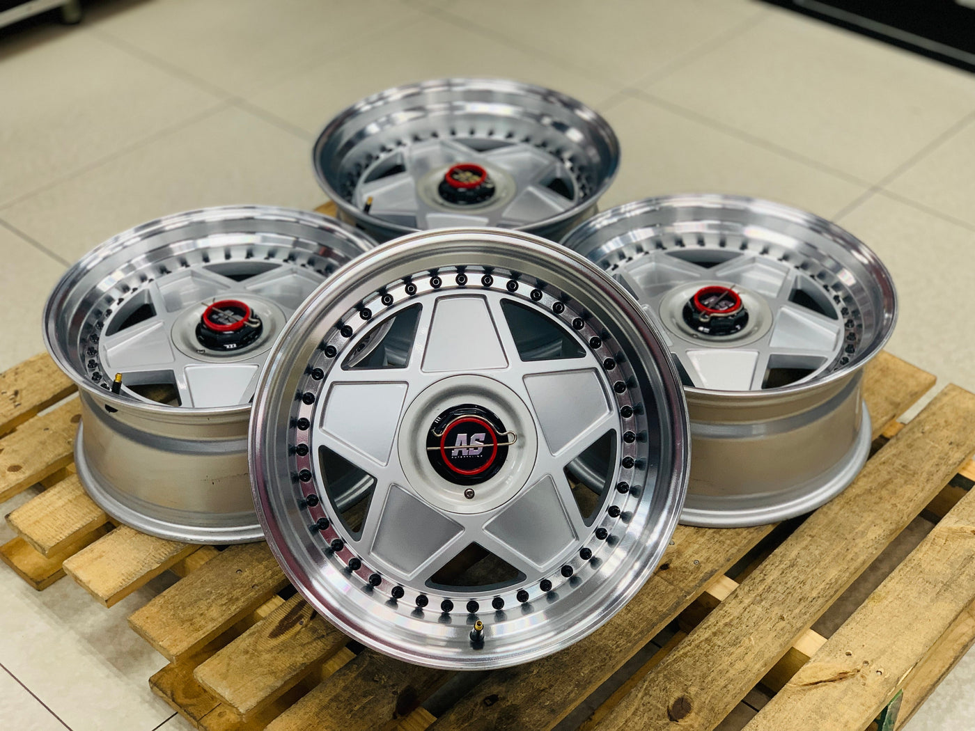 17” AS-MODENA SILVER 4/100 & 5/100- PREOWNED SET