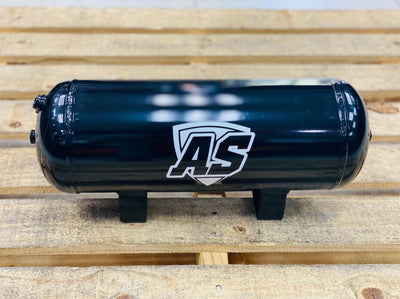 3 gallon steel AS- AIR tank gloss black