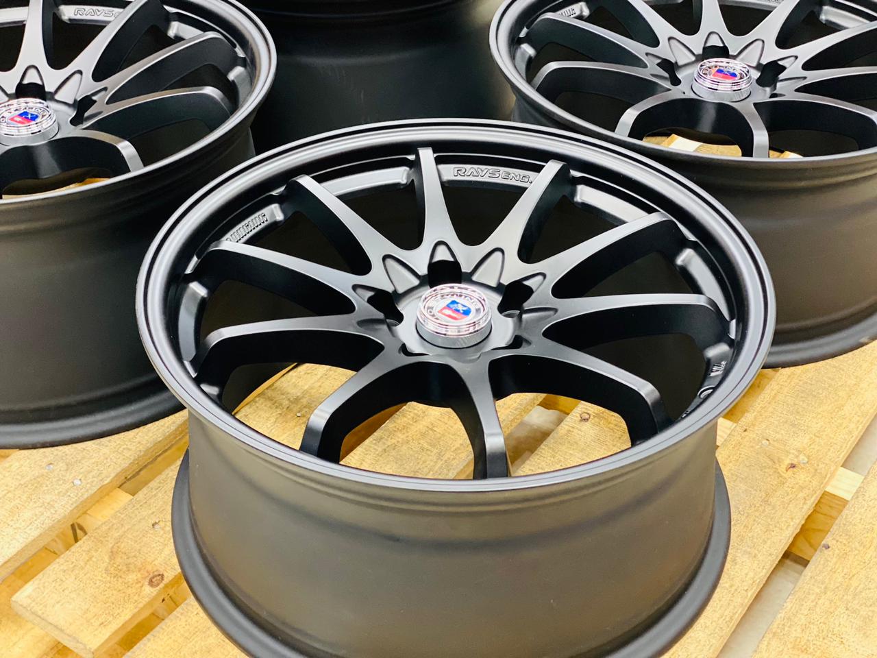 18” AS- CE28  5/114 MATT BLACK