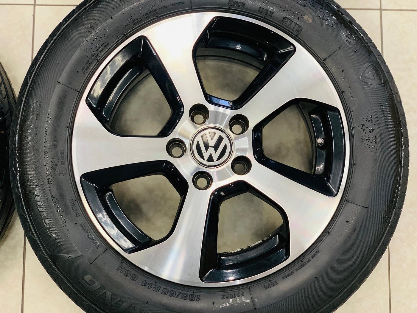 14” POLO 5/100 pre owned mags & tyres