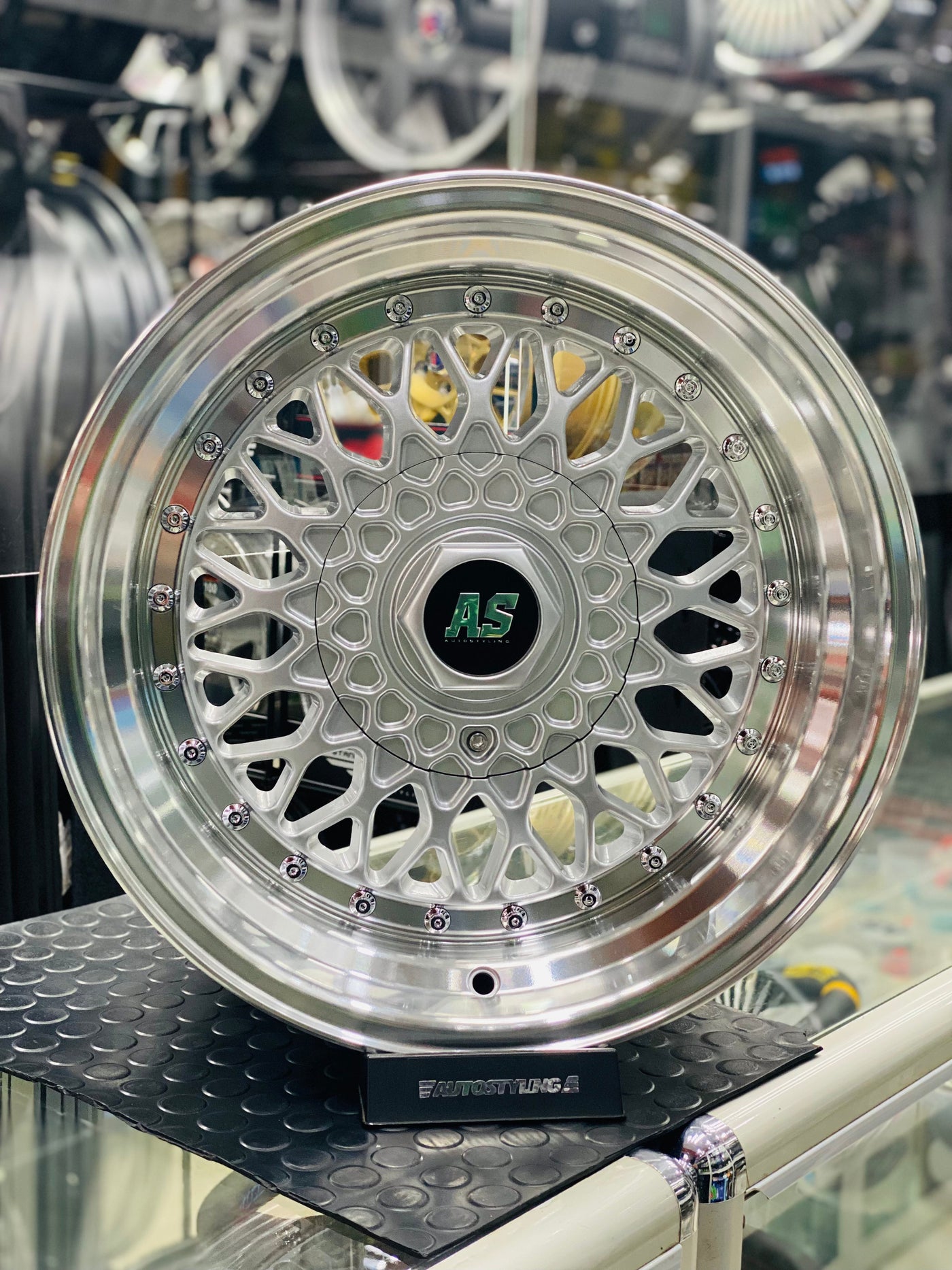 16” AS-MESH 8/9j 4/100 4/108 SILVER