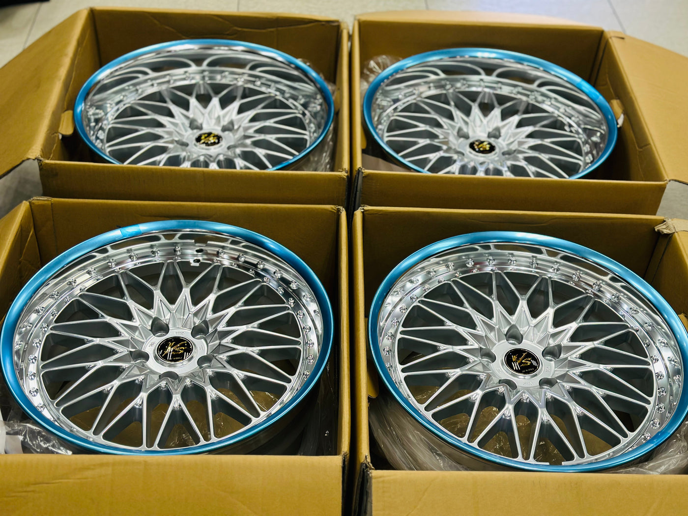 20” WORK VSXV 3pce split wheels 5/120