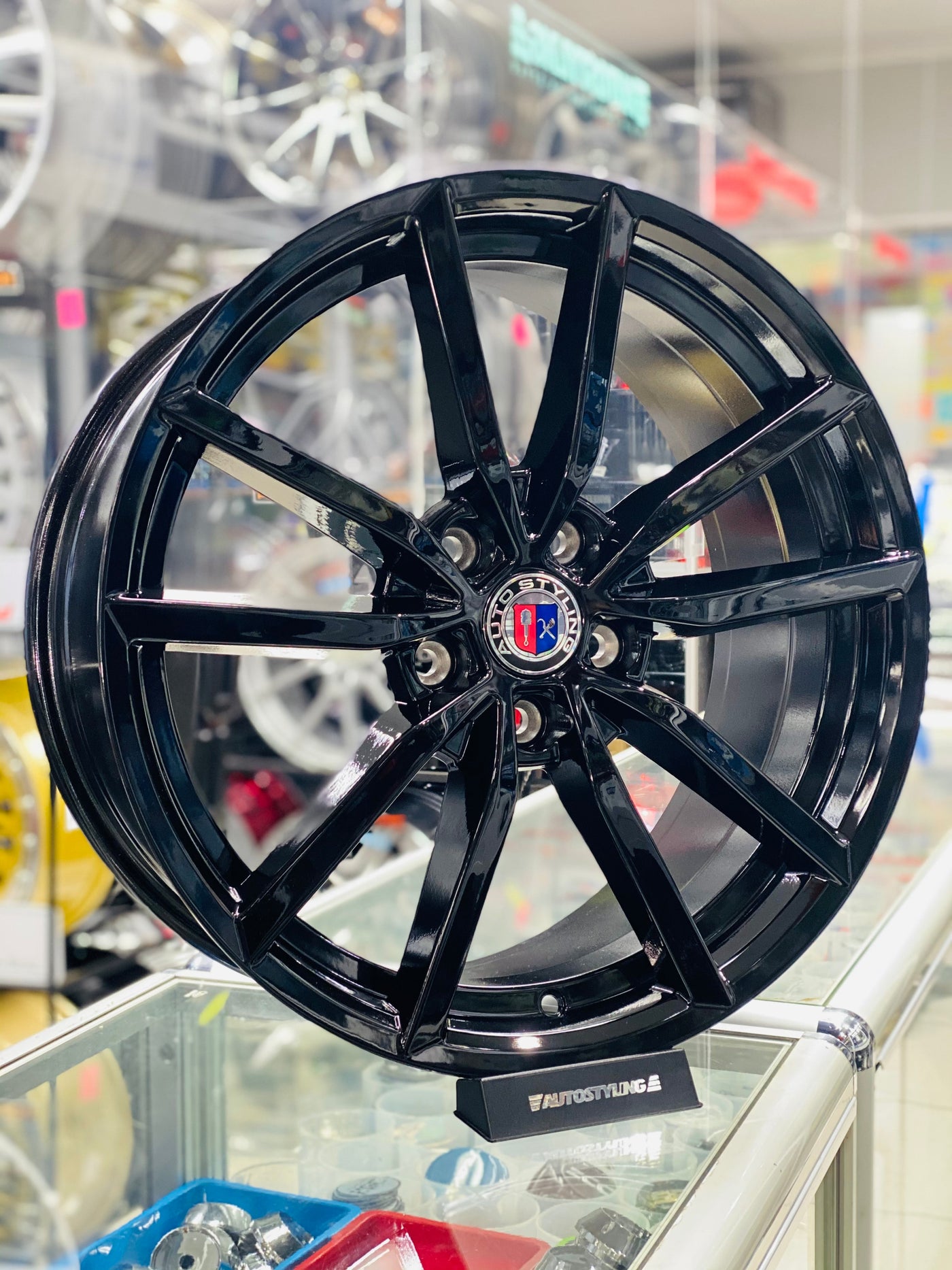 18” AS- PTA 5/112 GLOSS BLACK