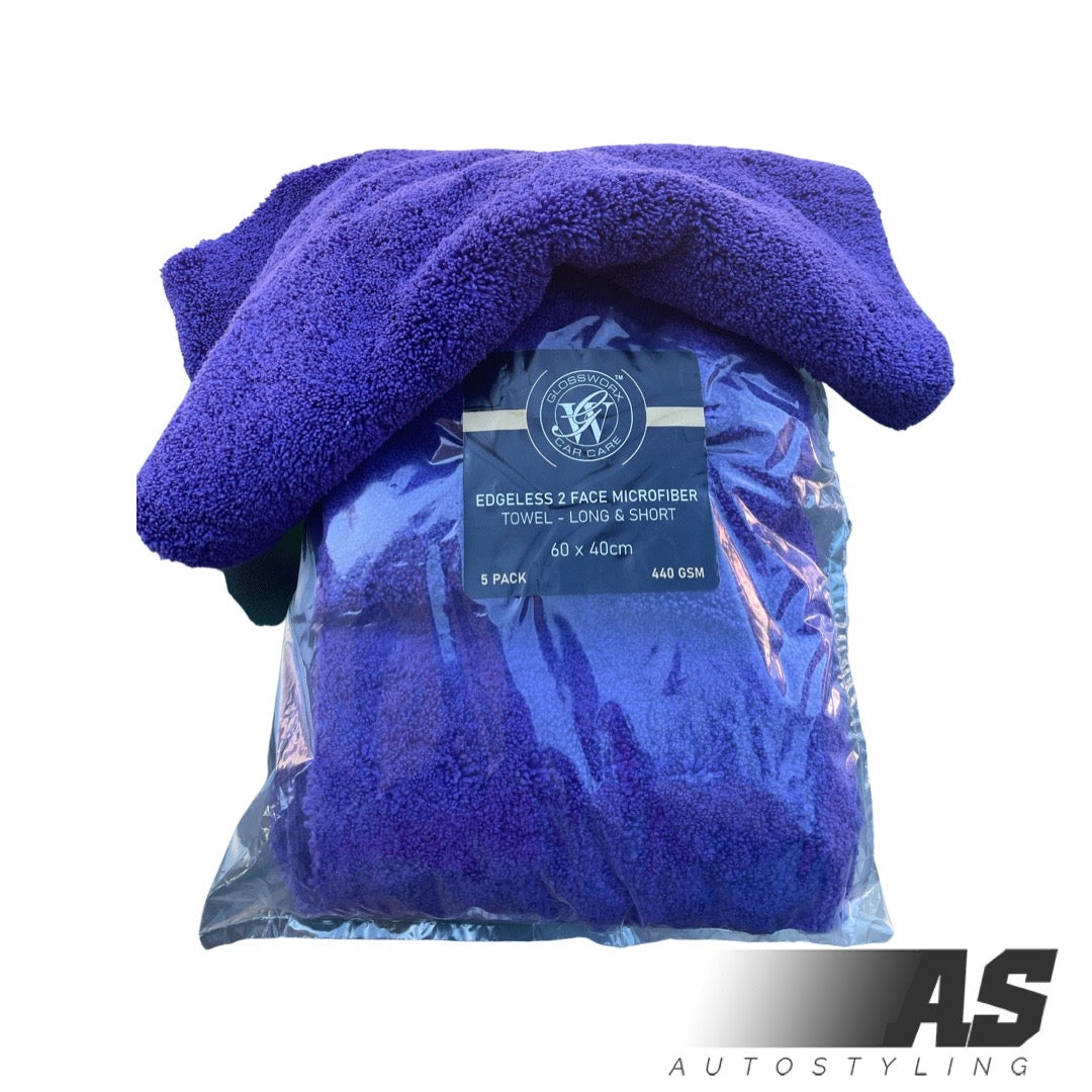 GLOSS WORX PURPLE MICROFIBER TOWEL