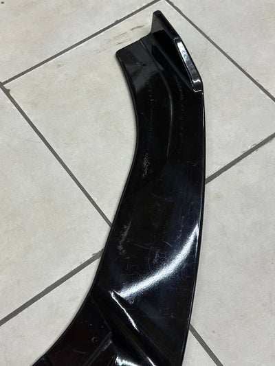Vw MK7 plastic gloss black USED 3pce front spoiler