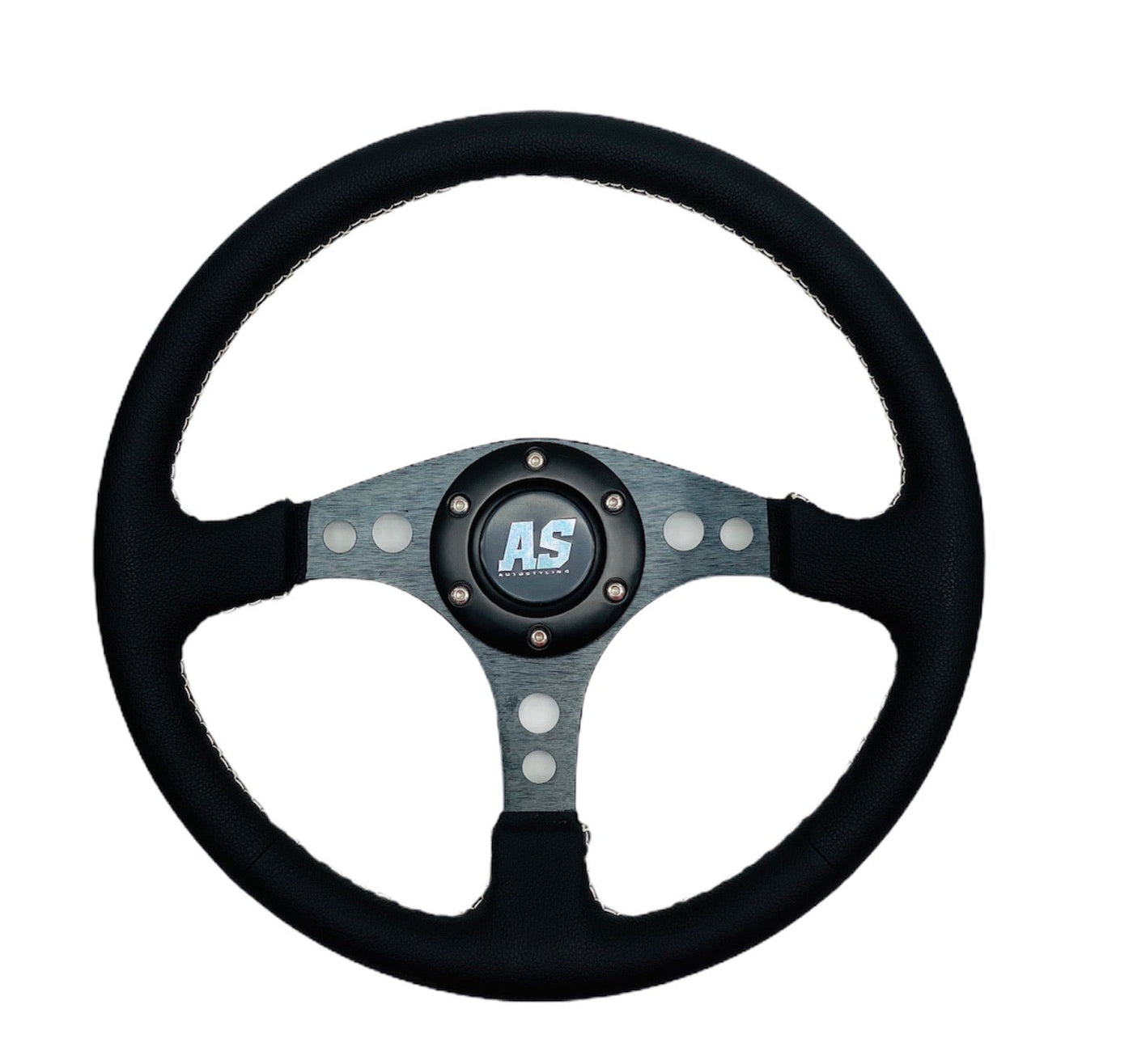 STEERING WHEEL 340mm GENUINE LEATHER