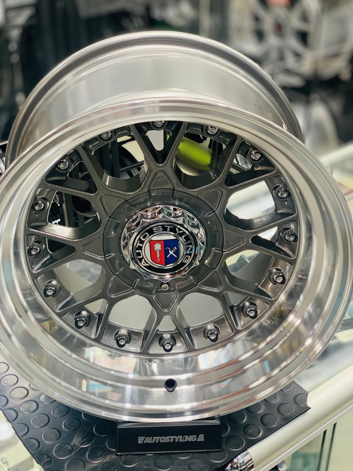 15'' AS- RC2 GUNMETAL   4/100 4/114 WHEELS