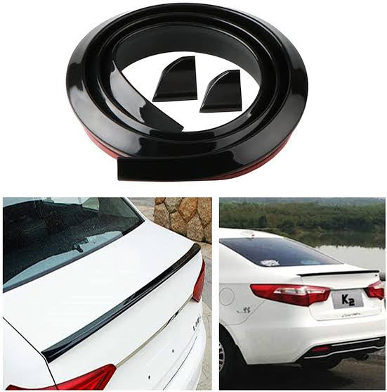 Universal bootspoiler gloss black