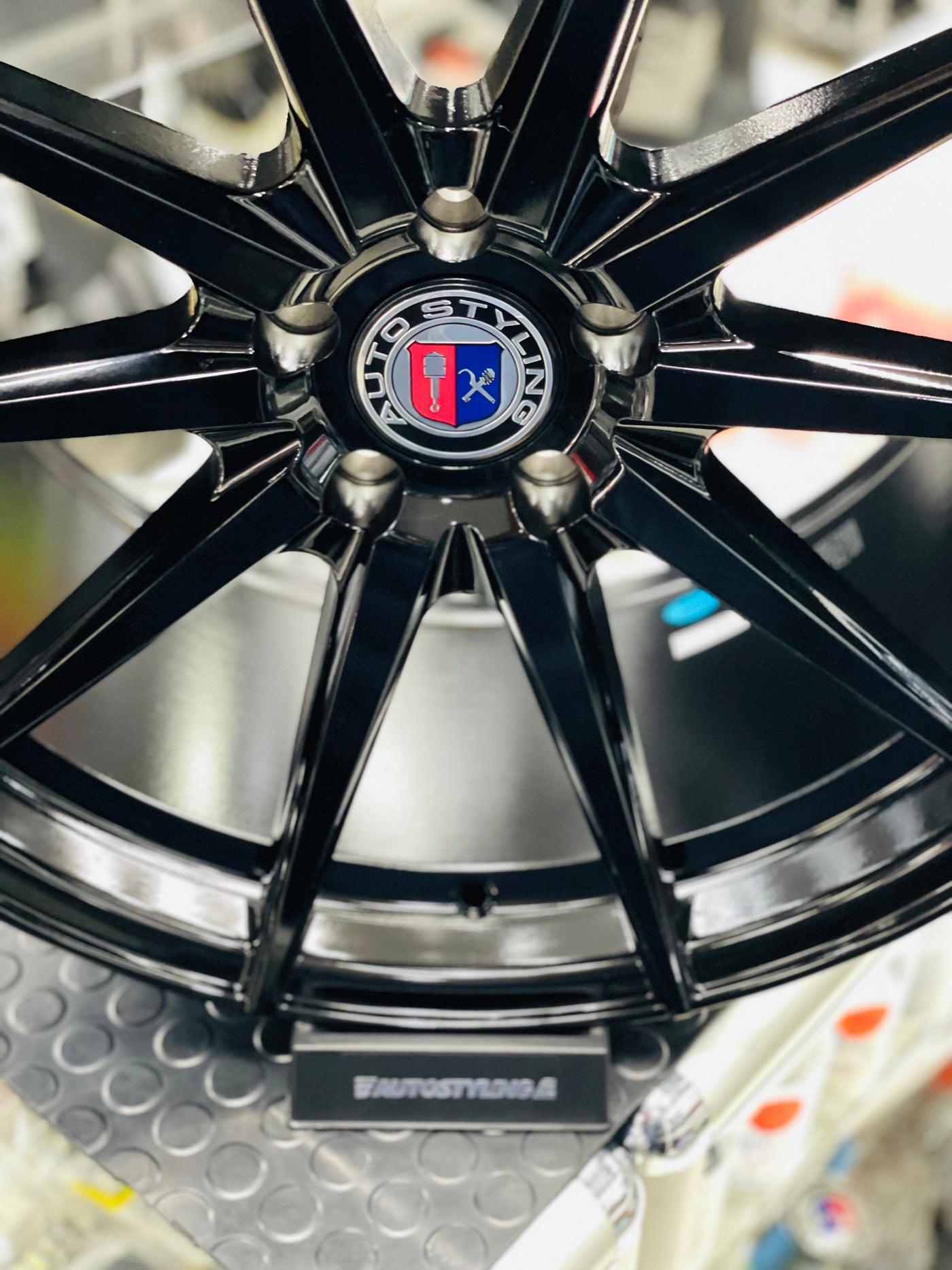 20” AS-5010 5x112 PCD GLOSS BLACK wheels