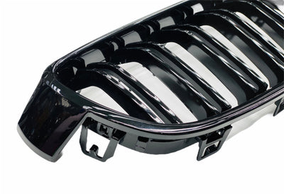 BMW F30 DOUBLE SLAT GRILL GLOSS BLACK