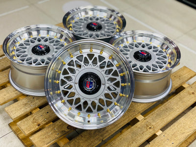 15” AS-P/MESH 4/100 5/100 SILVER + GOLD STUD