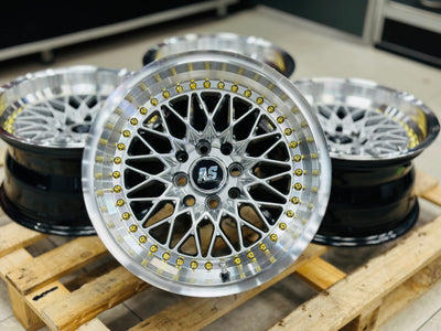 15” AS-7416 VS SILVER  4/100 4/114 wheels