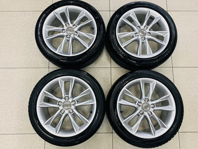 17” OEM AUDI 5/112 pre owned mags & tyres