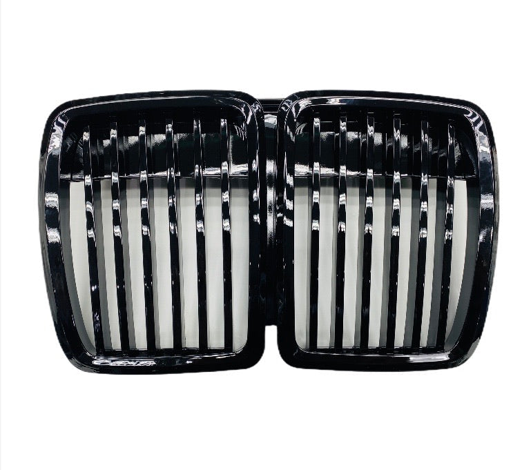 BMW E30 SINGLE SLAT GLOSS BLACK GRILLS