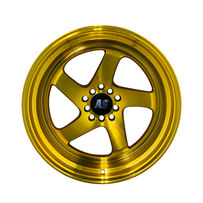 18” AS- F1R 5/100 5/114 GOLD