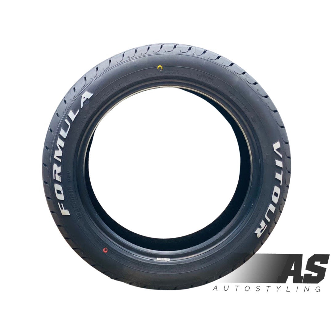 195/50/15 VITOUR WHITE LETTERS