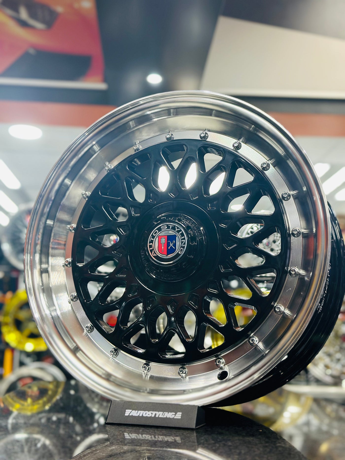 17” AS-PMESH BLACK 4/100 & 4/108 pcd WHEELS