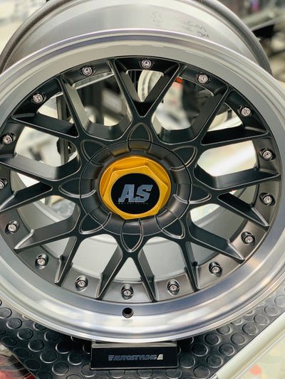 17” AS BBS 506 4/100 & 5/100 matt grey wheels