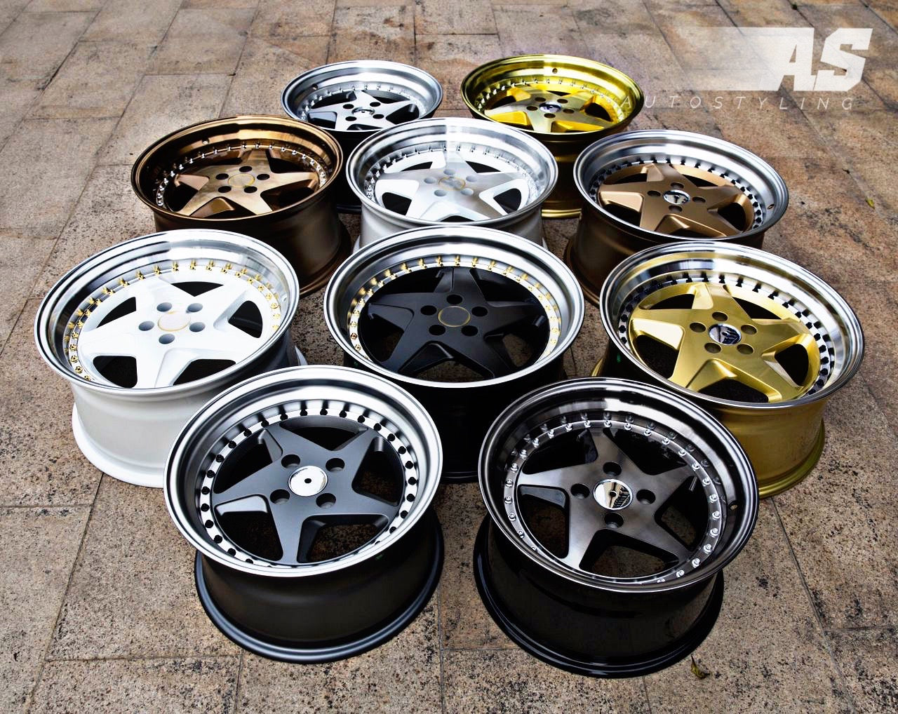 17” AS - RARI 348 4x100 & 5x100 wheels