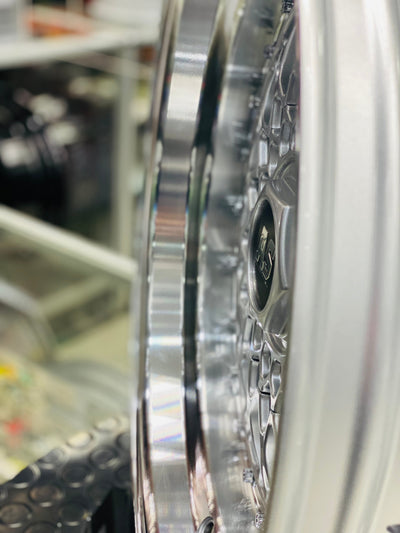 16” AS-MESH 8/9j 4/100 & 5/100 multi hole  SILVER