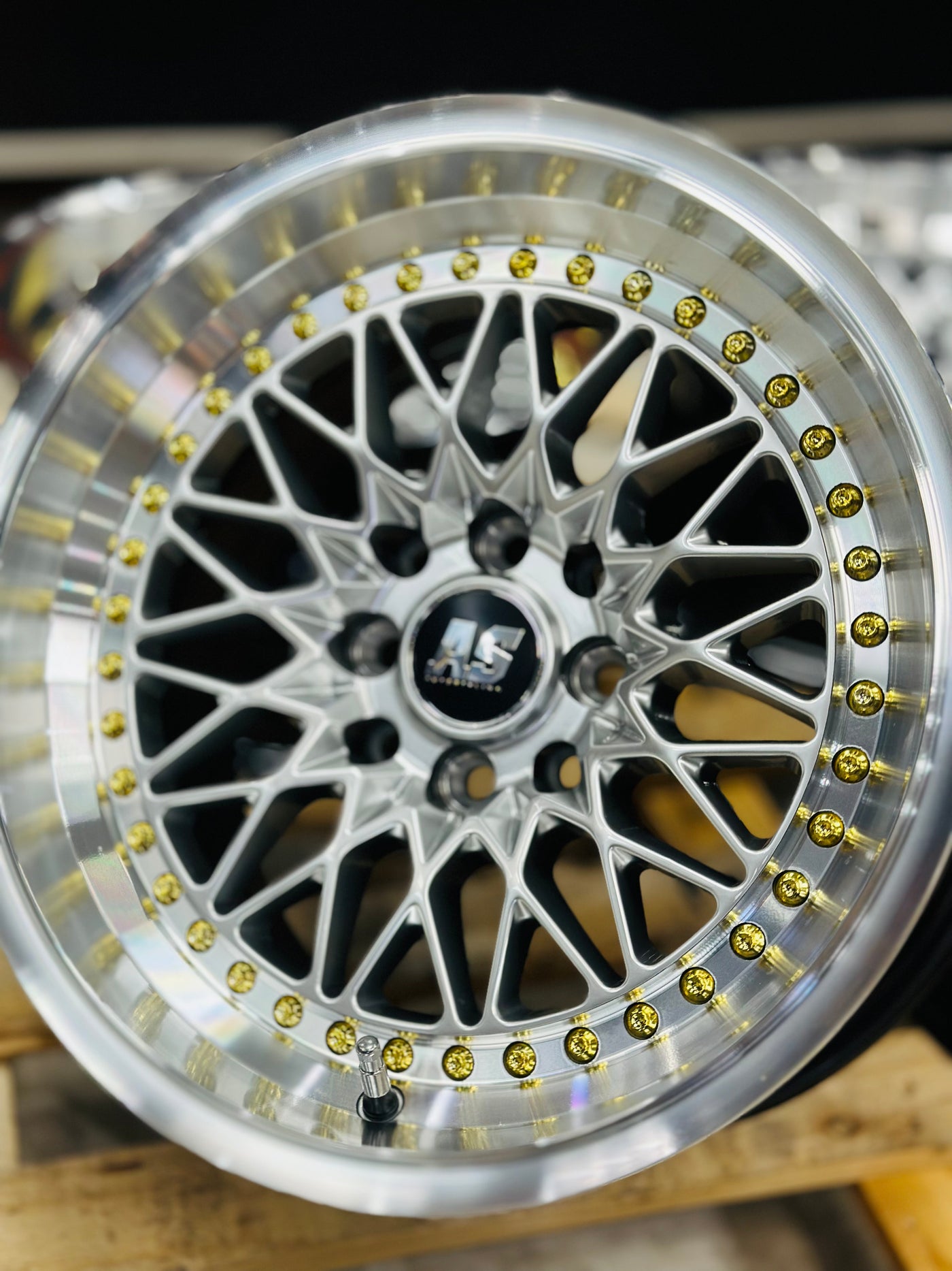 15” AS-7416 VS SILVER  4/100 4/114 wheels