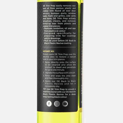 DETAILEASE Trim Prep - Plastic & Rubber Cleaner